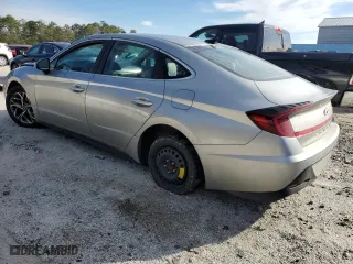 2020 Hyundai Sonata SEL with VIN 5NPEF4JA0LH027077, listed as a Copart auction lot 45607045 with 75,340 mi miles and Salvage Title. Bid and sale history available at carsss.com. Image 2.