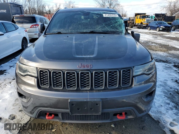 2021 Jeep Grand Cherokee Trailhawk with VIN 1C4RJFLT4MC567460, listed as a Copart auction lot 41455725 with 60,848 mi miles and Salvage Title. Bid and sale history available at carsss.com. Image 5.