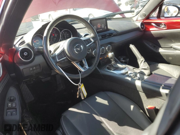 2022 Mazda MX-5 Miata Grand Touring z VIN JM1NDAM76N0508438, wystawiony jako Copart lot #49094685 z przebiegiem 19 201 mil mil oraz Szkoda całkowita • Salvage title. Historia ofert i sprzedaży dostępna na DreamBid. Obrazek 8.