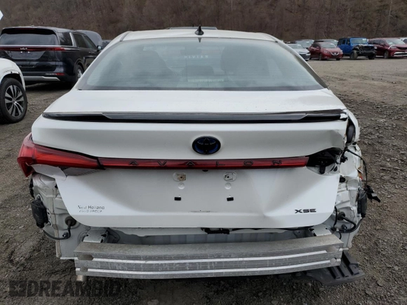 2022 Toyota Avalon Hybrid XSE Nightshade with VIN 4T1EA1AB4NU012141, listed as a Copart auction lot 52931185 with 68,494 mi miles and Salvage Title. Bid and sale history available at DreamBid. Image 6.
