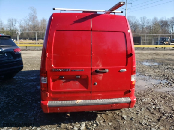 2010 Ford Transit Connect XLT with VIN NM0LS7BN0AT024613, listed as a Copart auction lot 42863884 with 140,526 mi miles and Salvage Title. Bid and sale history available at carsss.com. Image 6.