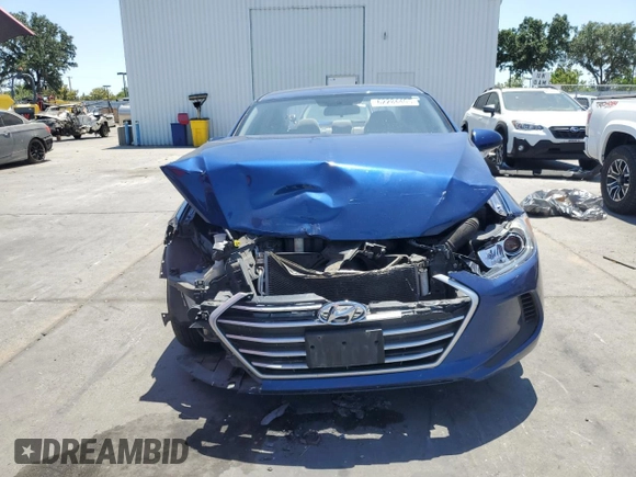 2017 Hyundai Elantra SE with VIN 5NPD74LF7HH201655, listed as a Copart auction lot 62284405 with 208,034 mi miles and Salvage title. Bid and sale history available at DreamBid. Image 5.