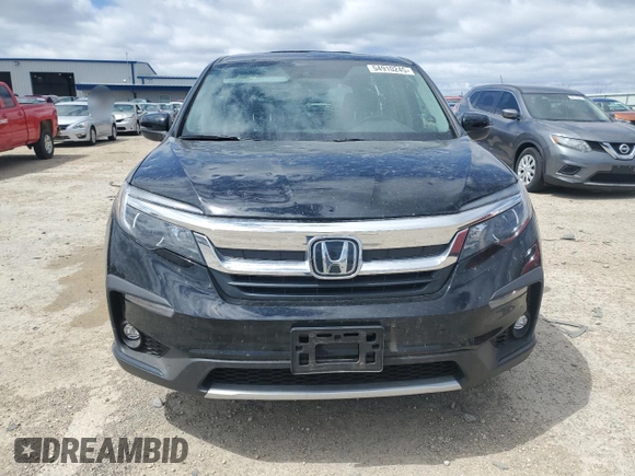 2021 Honda Pilot EX-L with VIN 5FNYF6H52MB100595, listed as a Copart auction lot 54910245 with 48,256 mi miles and Salvage Title. Bid and sale history available at DreamBid. Image 5.