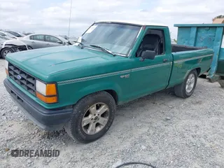 1992 Ford Ranger with VIN 1FTCR10U9NUC64555, listed as a IAAI auction lot 41721742 with 13,360 mi miles. Bid and sale history available at carsss.com. Image 2.