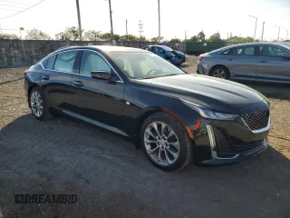 2021 Cadillac CT5 Premium Luxury with VIN 1G6DN5RK2M0108486, listed as a Copart auction lot 87354264 with 39,695 mi miles and Salvage Title. Bid and sale history available at carsss.com. Image 4.