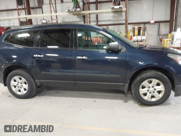 2015 Chevrolet Traverse LS with VIN 1GNKRFED3FJ200670, listed as a IAAI auction lot 42044130 with 151,491 mi miles and . Bid and sale history available at DreamBid. Image 13.