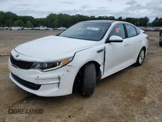 2016 Kia Optima EX z VIN 5XXGU4L39GG027724, wystawiony jako Copart lot #58626175 z przebiegiem 69 039 mil mil oraz Szkoda całkowita • Salvage title. Historia ofert i sprzedaży dostępna na DreamBid. Obrazek 1.