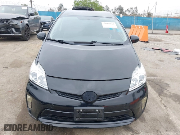2013 Toyota Prius One with VIN JTDKN3DU9D5656134, listed as a IAAI auction lot 41900724 with 169,446 mi miles. Bid and sale history available at carsss.com. Image 12.