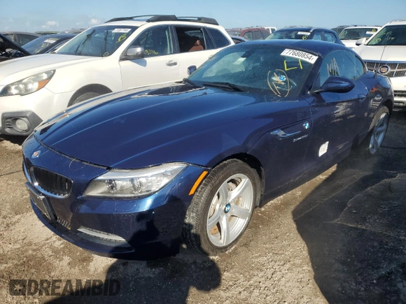 2014 BMW Z4 sDrive28i with VIN WBALL5C59EJ105921, listed as a Copart auction lot 77680854 with 0 mi miles and Non Repairable. Bid and sale history available at carsss.com. Image 1.