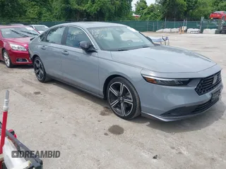 2024 Honda Accord Sport with VIN 1HGCY2F51RA015491, listed as a IAAI auction lot 42269250 with 9,178 mi miles and . Bid and sale history available at DreamBid. Image 1.