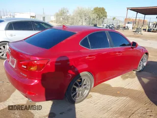 2008 Lexus IS 250 with VIN JTHBK262085069372, listed as a IAAI auction lot 41450713 with 169,128 mi miles. Bid and sale history available at carsss.com. Image 4.