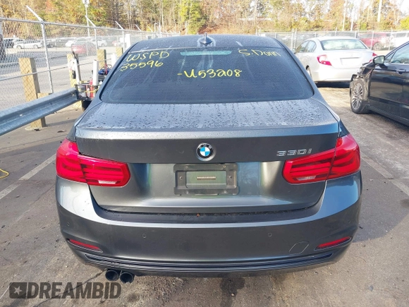 2017 BMW 3 Series 330i with VIN WBA8B9G30HNU53208, listed as a IAAI auction lot 40834514 with 73,119 mi miles. Bid and sale history available at carsss.com. Image 16.