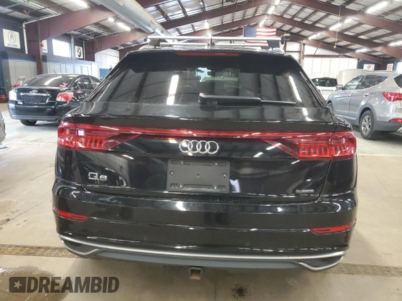 2021 Audi Q8 Premium Plus with VIN WA1BVAF15MD035173, listed as a Copart auction lot 42210225 with 55,389 mi miles and Clean Title. Bid and sale history available at carsss.com. Image 6.