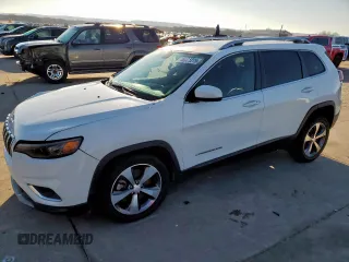 2020 Jeep Cherokee Limited with VIN 1C4PJLDB9LD580595, listed as a Copart auction lot 46185275 with 87,822 mi miles and Salvage Title. Bid and sale history available at carsss.com. Image 1.