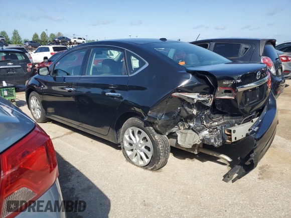 2017 Nissan Sentra SV with VIN 3N1AB7APXHY291985, listed as a Copart auction lot 53596254 with 100,370 mi miles and Salvage Title. Bid and sale history available at DreamBid. Image 2.