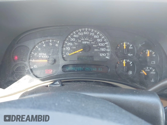2005 GMC Yukon SLT with VIN 1GKEC13Z15R217223, listed as a IAAI auction lot 42177280 with 257,840 mi miles. Bid and sale history available at carsss.com. Image 7.