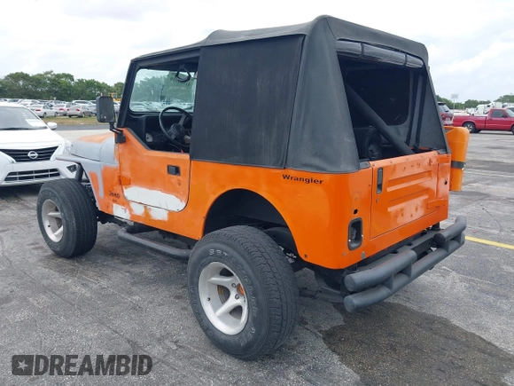 1991 Jeep Wrangler with VIN 2J4FY29SXMJ105443, listed as a IAAI auction lot 41964359 with 1,674,923 mi miles. Bid and sale history available at carsss.com. Image 3.