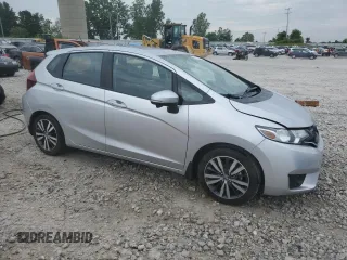 2015 Honda Fit EX-L with VIN 3HGGK5H83FM778607, listed as a Copart auction lot 61733845 with 26,338 mi miles and Clean title. Bid and sale history available at DreamBid. Image 4.