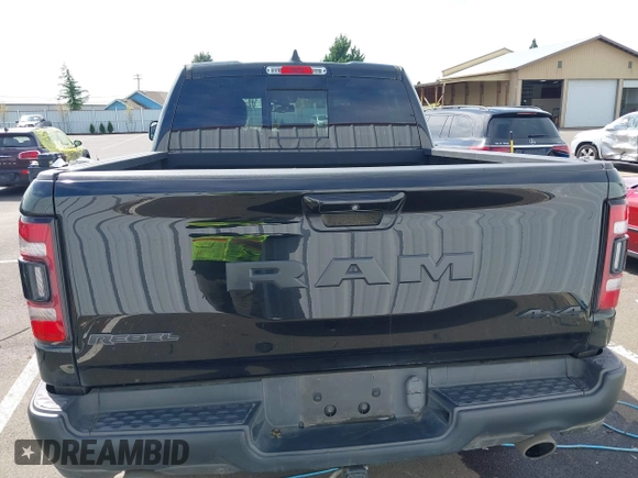 2019 Ram 1500 Rebel with VIN 1C6SRFLT2KN592652, listed as a IAAI auction lot 41989054 with 71,630 mi miles and . Bid and sale history available at DreamBid. Image 16.