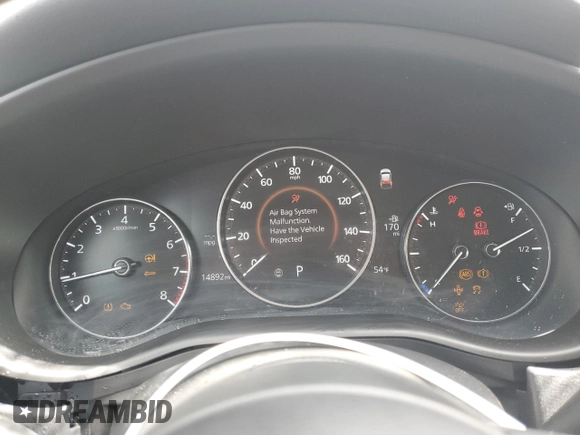 2023 Mazda CX-30 S Preferred with VIN 3MVDMBCM0PM580114, listed as a Copart auction lot 49278065 with 14,892 mi miles and Salvage Title. Bid and sale history available at DreamBid. Image 9.