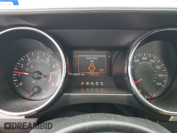 2016 Ford Mustang EcoBoost with VIN 1FA6P8TH2G5324317, listed as a Copart auction lot 50692565 with 102,507 mi miles and Salvage Title. Bid and sale history available at DreamBid. Image 9.