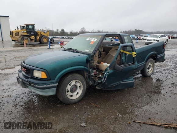 1997 GMC Sonoma SLS with VIN 1GTCS194XV8500162, listed as a Copart auction lot 45280175 with 269,303 mi miles and Salvage Title. Bid and sale history available at carsss.com. Image 1.