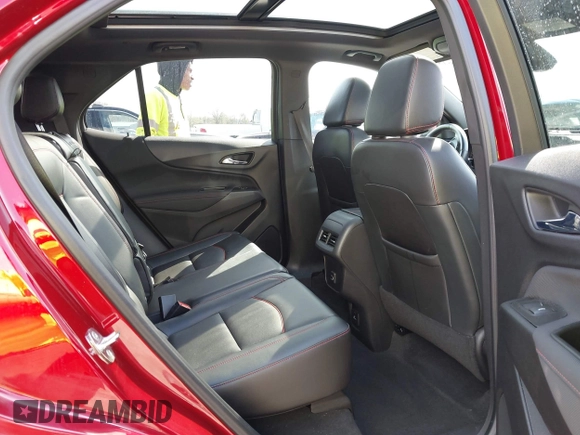 2022 Chevrolet Equinox RS with VIN 3GNAXMEV1NS159192, listed as a IAAI auction lot 41864811 with 30,364 mi miles and . Bid and sale history available at DreamBid. Image 8.