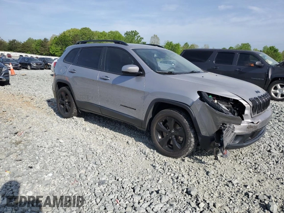 2018 Jeep Cherokee Latitude with VIN 1C4PJLCX9JD558638, listed as a Copart auction lot 53163395 with 80,730 mi miles and Salvage title. Bid and sale history available at DreamBid. Image 4.