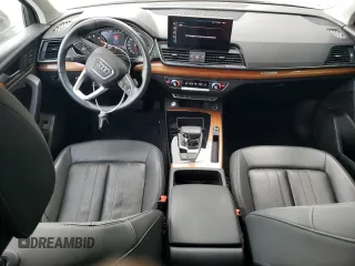 2021 Audi Q5 Premium with VIN WA1AAAFY7M2033344, listed as a Copart auction lot 61964115 with 78,534 mi miles and Salvage title. Bid and sale history available at DreamBid. Image 8.