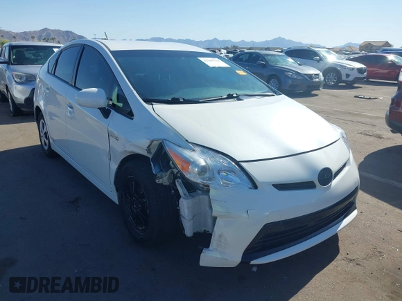 2013 Toyota Prius One with VIN JTDKN3DU2D0356030, listed as a IAAI auction lot 42106224 with 209,413 mi miles. Bid and sale history available at carsss.com. Image 6.