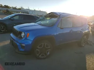 2020 Jeep Renegade Sport with VIN ZACNJAAB8LPL81164, listed as a Copart auction lot 79776084 with 66,708 mi miles and Salvage Title. Bid and sale history available at carsss.com. Image 1.