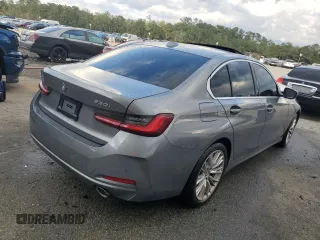 2024 BMW 3 Series 330i with VIN 3MW69FF07R8E53350, listed as a Copart auction lot 82477514 with 0 mi miles and Salvage Title. Bid and sale history available at carsss.com. Image 3.