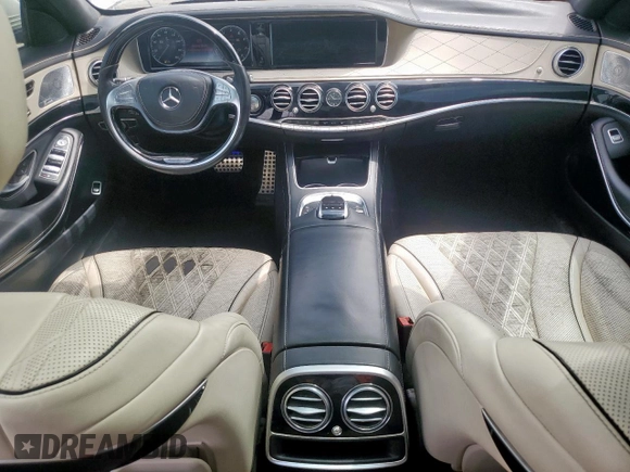 2015 Mercedes-Benz S 550 with VIN WDDUG8CB5FA146265, listed as a Copart auction lot 55994135 with 124,606 mi miles and Clean Title. Bid and sale history available at carsss.com. Image 8.