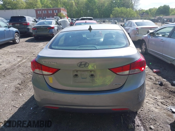 2013 Hyundai Elantra GLS with VIN KMHDH4AE8DU536524, listed as a IAAI auction lot 42213194 with 178,343 mi miles and . Bid and sale history available at DreamBid. Image 16.