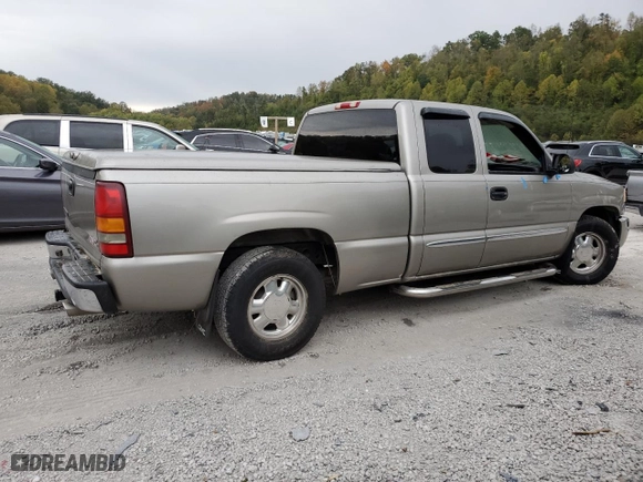 2003 GMC Sierra 1500 SLT with VIN 2GTEC19T331369475, listed as a Copart auction lot 75004654 with 0 mi miles and Salvage Title. Bid and sale history available at carsss.com. Image 3.