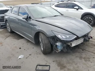 2021 Hyundai Sonata SEL with VIN 5NPEL4JA9MH111215, listed as a Copart auction lot 48688665 with 84,243 mi miles and Salvage Title. Bid and sale history available at carsss.com. Image 4.