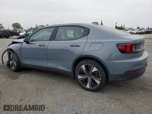 2024 Polestar 2 z VIN YSMFD3KA1RL220740, wystawiony jako Copart lot #52755355 z przebiegiem 9 416 mil mil oraz Szkoda całkowita • Salvage title. Historia ofert i sprzedaży dostępna na DreamBid. Obrazek 2.