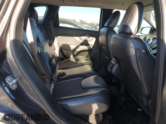 2018 Jeep Cherokee Latitude Plus with VIN 1C4PJMLXXJD517893, listed as a Copart auction lot 81373934 with 49,747 mi miles and Salvage Title. Bid and sale history available at DreamBid. Image 10.