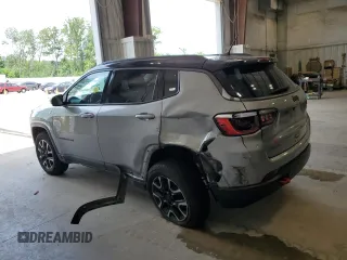 2021 Jeep Compass Trailhawk с VIN 3C4NJDDBXMT553298, выставлен на аукционе Copart как лот 64293165 с пробегом 64 217 миль миль и Списание • Salvage title. История ставок и продаж доступна на DreamBid. Изображение 2.