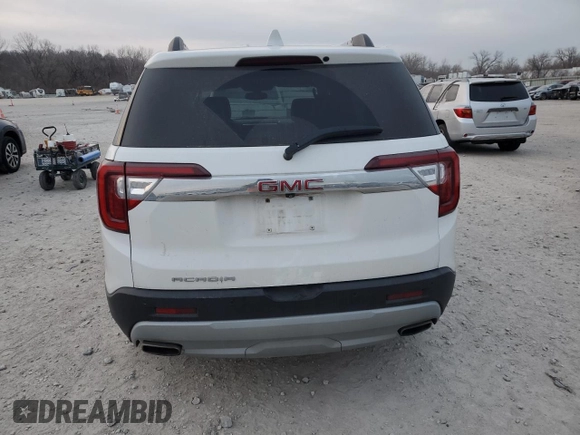 2020 GMC Acadia SLT with VIN 1GKKNML4XLZ202400, listed as a Copart auction lot 84801624 with 101,763 mi miles and Salvage title. Bid and sale history available at DreamBid. Image 6.