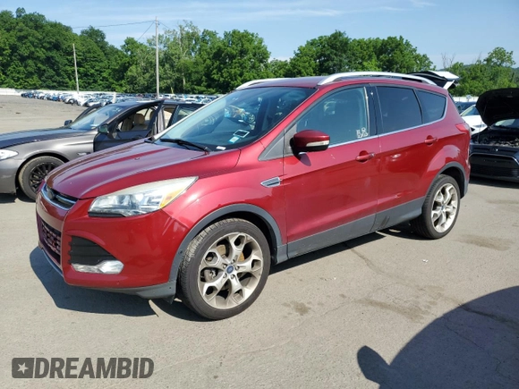 2015 Ford Escape Titanium with VIN 1FMCU9J9XFUA34821, listed as a Copart auction lot 63681805 with 163,873 mi miles and Clean title. Bid and sale history available at DreamBid. Image 1.
