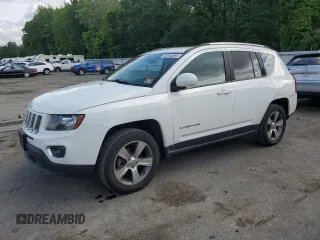 2017 Jeep Compass Latitude with VIN 1C4NJDEB1HD110001, listed as a Copart auction lot 58545695 with 140,882 mi miles and Salvage title. Bid and sale history available at DreamBid. Image 1.