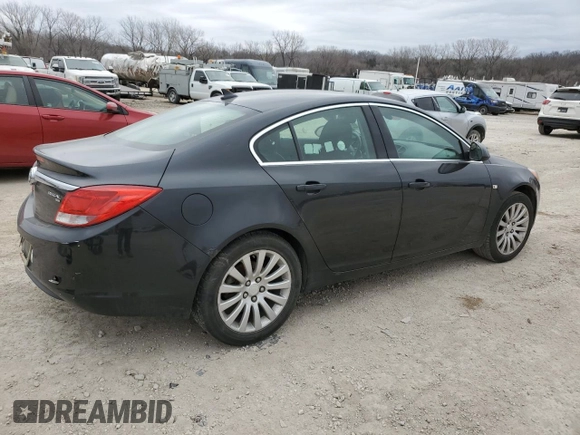 2011 Buick Regal CXL RL4 with VIN W04GS5EC2B1113450, listed as a Copart auction lot 47686795 with 176,956 mi miles and Clean Title. Bid and sale history available at carsss.com. Image 3.