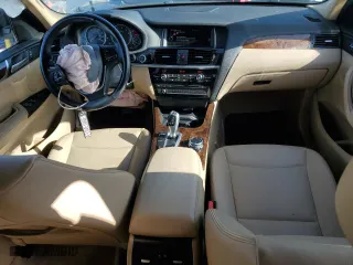 2015 BMW X3 xDrive28i with VIN 5UXWX9C5XF0D45936, listed as a Copart auction lot 52307245 with 85,662 mi miles and Salvage Title. Bid and sale history available at carsss.com. Image 8.