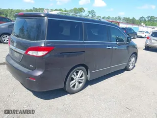 2011 Nissan Quest SL with VIN JN8AE2KP1B9001365, listed as a IAAI auction lot 42081595 with 248,708 mi miles. Bid and sale history available at carsss.com. Image 4.