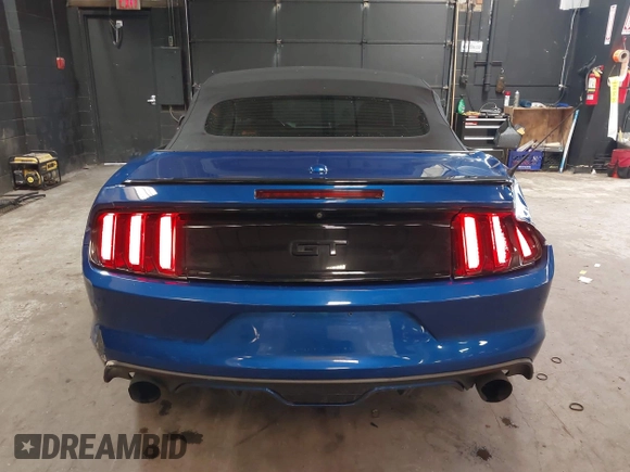 2017 Ford Mustang GT Premium with VIN 1FATP8FF7H5210215, listed as a IAAI auction lot 41911117 with 78,837 mi miles. Bid and sale history available at carsss.com. Image 16.