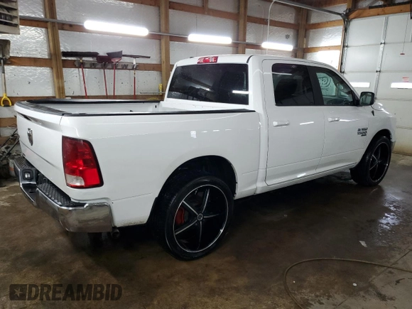 2021 Ram 1500 Classic SLT with VIN 1C6RR6LG4MS530241, listed as a Copart auction lot 88260105 with 76,839 mi miles and Salvage Title. Bid and sale history available at carsss.com. Image 3.
