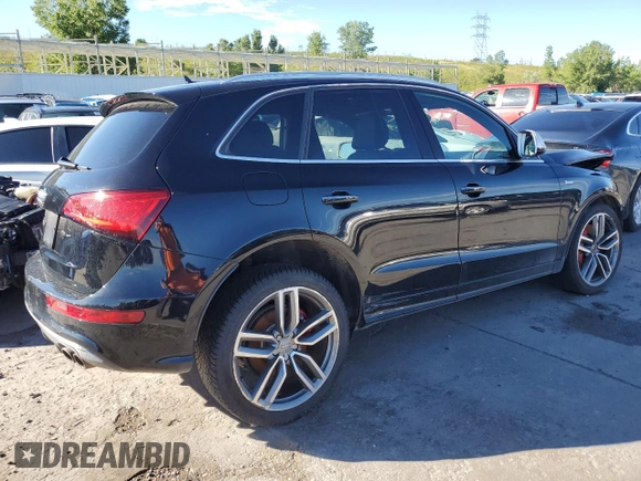 2016 Audi SQ5 Premium Plus with VIN WA1CCAFP2GA060116, listed as a Copart auction lot 57109153 with 25,158 mi miles. Bid and sale history available at carsss.com. Image 3.