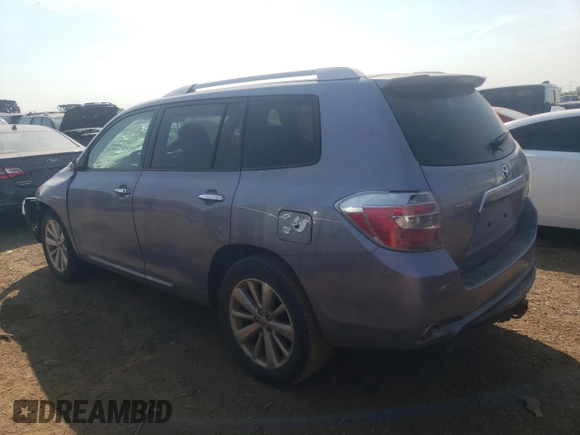 2008 Toyota Highlander Hybrid Limited with VIN JTEEW44AX82018516, listed as a Copart auction lot 72139964 with 328,969 mi miles and Salvage Title. Bid and sale history available at carsss.com. Image 2.