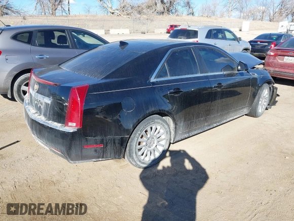 2011 Cadillac CTS Sedan Luxury with VIN 1G6DG5EY9B0127635, listed as a IAAI auction lot 41661852 with 124,199 mi miles. Bid and sale history available at carsss.com. Image 4.